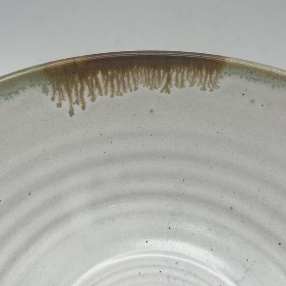 Vtg Holly Hill Seagrove NC Studio Pottery Drip Glaze Mixing Serving Bowl 8” MFK - Picture 14 of 15